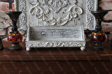 Neiwel Vintage Pai Eskitme Beyaz Ahşap Stand Raf