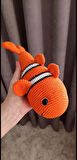 Amigurumi balık, kayıp balık Nemo oyuncak 
