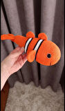 Amigurumi balık, kayıp balık Nemo oyuncak 