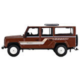 Nessiworld Mini GT 1/64 Land Rover Defender 110 1985 County Station Wagon Russet Brown