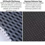 Nevamel® ALLY 4 Boyutlu Hafızalı Ortopedik Nefes Alabilir Çıkarılabilir Ergonomik Ev ve Araç için Oturma Minderi-(5775)