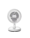 Nevamel® Sessiz Çalışan Mini Masaüstü Fan 2 Kademeli Otomatik Salınımlı