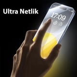 Nevamel Baseus Crystalline iPhone 14 Plus/13 Pro Max için Parlama Önleyici Tempered Cam Ekran Koruyucu-(5775)