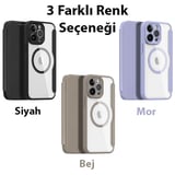 Nevamel Dux Ducis iPhone 14 Pro 6.1 Kılıf Skin X Pro Series MagSafe Kapaklı Kılıf Folio Case-(5775)