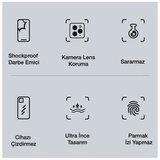 Nevamel iPhone 12 Pro 6.1inç Gold Çerçeve Kamera Korumalı Bumper Kılıf-(5775)