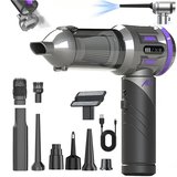 Nevamel® ALLY Powerjet Pro 20000pa Güçlü Portatif 3 Kademeli Tasinabilir Vakumlu Kablosuz Üflemeli Mini Araç Süpürgesi-(5775)