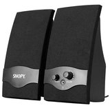 Nevamel® SNOPY SN-84 4W 1+1 Masa Üstü USB SPEAKER (Siyah)(1923)