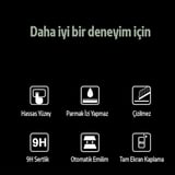 Nevamel SM Galaxy A12 Full Glue Full Kaplama Tempered Cam Ekran Koruyucu-(5775)