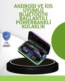 Nevamel Oyun Modlu E10 Bluetooth Kulaklık Powerbank ve LED Ekranlı
