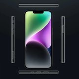 Nevamel ALLY iPhone 14 Hidrojel Hayalet Yan Alt Üst Kaplama Koruyucu Film-(5775)