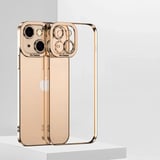 Nevamel ALLY Fashion Series iPhone 13 6.1inç Kılıf Renkli Kenar Lazer Çerçeveli Silikon Kılıf-(5775)