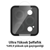 Nevamel ALLY İPhone 13 Pro-13 Pro Max Tempered Glass Cam Kamera Koruyucu-(5775)