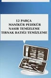 Nevamel 12 Parça El Ayak Temizleme Pense Kir Temizleme Aparatı Kaş Cımbızı