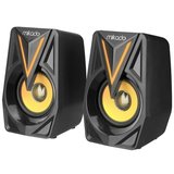 Nevamel® MIKADO MD-S23 GLARE 6W 1+1 Masaüstü RGB Aydınlatma USB Siyah Kasa Speaker(1923)