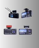 Nevamel® 3 Kameralı Araç İçi Kayıt Cihazı 1080P Full HD Gece Görüşlü ve Wi-Fi Bağlantılı