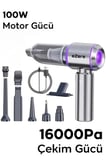 Nevamel® EZERE 16000pa Güçlü Portatif Taşınabilir Vakumlu Kablosuz Üflemeli Mini Araç Süpürgesi-(5775)