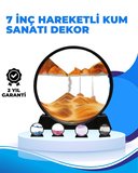 Nevamel Döndürülebilir Dinamik Kum Tablosu – Stres Giderici Yüksek Kaliteli Cam ve Doğal Kum ile Sanatsal Masa Dekoru