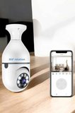 Nevamel® Güvenlik Kamerası Wifi Kamera Duylu Ev Kamerası Wifi Bağlantılı Dönebilen