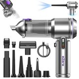 Nevamel® EZERE Vacpro 20000pa Güçlü Dijital Göstergeli Vakumlu Kablosuz Üflemeli Mini Araç Süpürgesi-(5775)