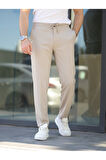 Rahat Şık Kolay Ütülenebilir Slim Fit Kumaş Jogger Pantolon