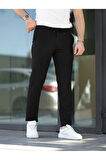 Rahat Şık Kolay Ütülenebilir Slim Fit Kumaş Jogger Pantolon
