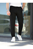 Rahat Şık Kolay Ütülenebilir Slim Fit Kumaş Jogger Pantolon