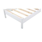 Nil Modern İnci Beyaz Tek Kişilik Karyola 90x190