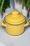 Nishev.com Evini Sev 4’lü Mini Emaye Derin Tencere Seti 12 cm 900 ml