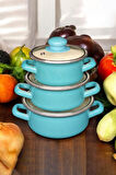 Nishev.com Evini Sev 6 Parça Mini Emaye Tencere Seti 12/14/16 cm – Turkuaz