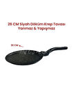 Evini Sev Hanımeli Döküm Krep Tava 26cm – Yanmaz Yapışmaz Çizilmez Koruma