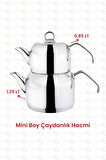 Nishev.com Evini Sev Kahramanlar Delux 4 Parça Çaydanlık Takımı - Mini Boy Platin