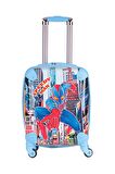 Spiderman Speedy Man Erkek Çocuk Valizi Mavi