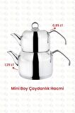 Kahramanlar Delux 4 Parça Çaydanlık Takımı - Mini Boy Platin