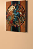 Sayılarla Boyama Seti Kasnaklı Erk Hayvanları 40 X 50 Cm