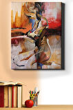 Sayılarla Boyama Seti Kasnaklı Renkli Kadın 9 60 X 75 Cm