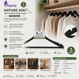 3 Parça Plastik Wody Metal Başlı Askı