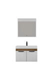 Norman 85 Cm Banyo Dolabı Beyaz (BOY DOLABI HARİÇ)