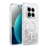 Xiaomi Redmi Note 15 Pro Plus 5G Uyumlu Kılıf Magesafe Özellikli Desenli Işıltılı Azn-ONG-Misk