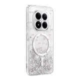 Xiaomi Redmi Note 15 Pro Plus 5G Uyumlu Kılıf Magesafe Özellikli Desenli Işıltılı Azn-ONG-Misk