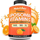 Nutrivein Liposomal Vitamin C 1650mg Defenses & Overall Well-Being- 180 Caps
