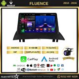 Fluence 4+64 GB Android 13 Kablosuz Carplay Navigasyon Multimedya Sistemi