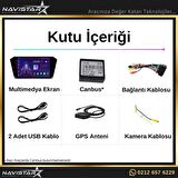 Passat B8 10 inç 2+32GB Kablosuz Carplay Android 13 Navigasyon Multimedya Sistemi