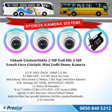 Otobüsler için Kayıtlı 4 Kameralı 320 GB Harddiskli Kamera Seti