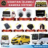 Profesyonel Servis Araç Kamera Seti 4 Kameralı Kayıtlı 1 TB Harddiskli Tak Kullan Set
