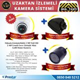 Profesyonel Servis Araç Kamera Seti 4 Kameralı Kayıtlı 1 TB Harddiskli Tak Kullan Set