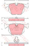 FREN BALATASI ARKA BMW E38 E46 E53 E83 Z4 M5 E39 RANGE ROVER 3 L322 02 12