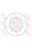 Fren Diski Arka Fıat 500 L 12 Egea 15 1.0 1.3 Mtj 1.4 1.6 Mtj 15 251x41x5 Delik