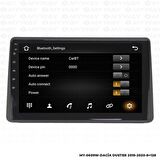 Araç Multimedya Dacia Duster Android 12 Carplay 4Gb Ram + 64Gb Hdd 2019-2021 Navigasyon Ekran MYW