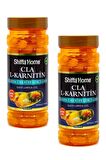 Shiffa Home Cla(Aspir Yağı)-L-Karnitin 1200 Mg 100 Softgel x 2 Ad