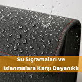 Beylini Premium Keçe Araç Bagaj Organizeri Suya Dayanıklı Pratik Taşınabilir Katlanabilir Seyahat Çantası Araç Içi Düzenleme Kutusu Gri